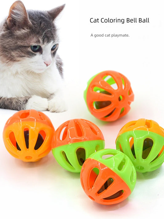 Color Plastic Sounding Toys Minimalist Pet Cat