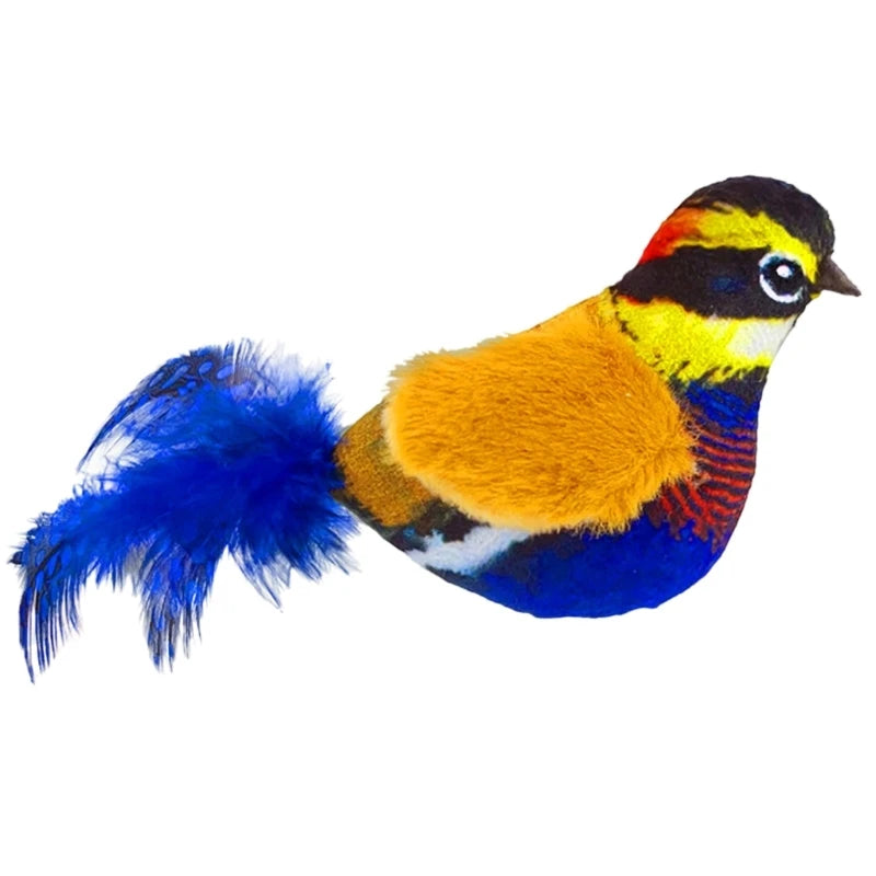 Toy Indoor Interactive Birds Toy for Cat Chasing Teasing Toy