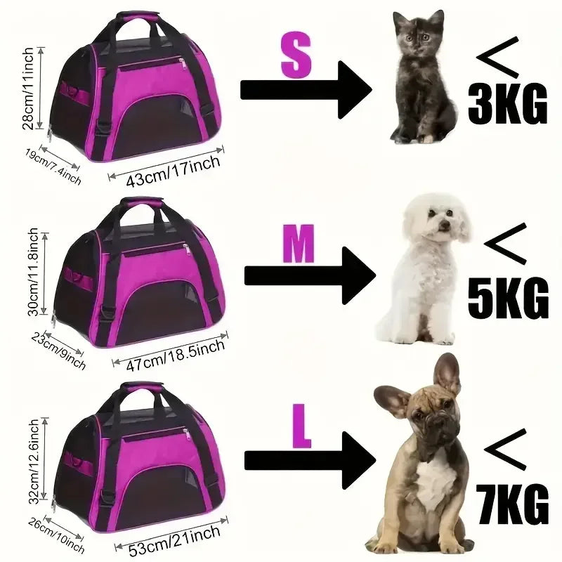 Breathable Portable Dog Cat Carrier