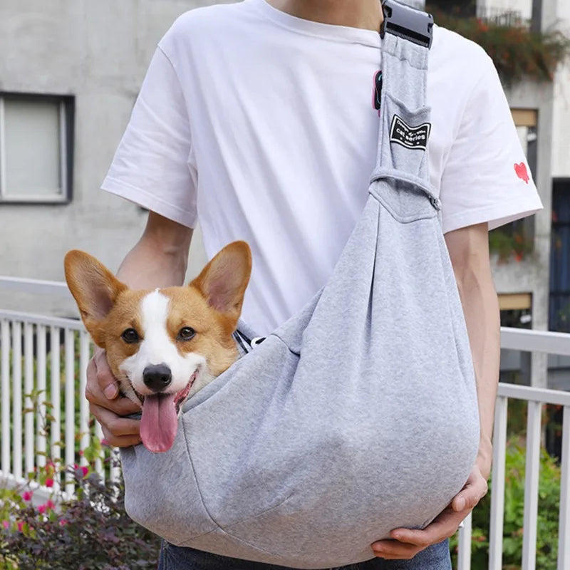 Pet Dog Carrier Bag Outdoor Travel Puppy Shoulder Bags Dogs Single Comfort Sling Handbag Tote Pouch Kitten Corgi Transport Pets