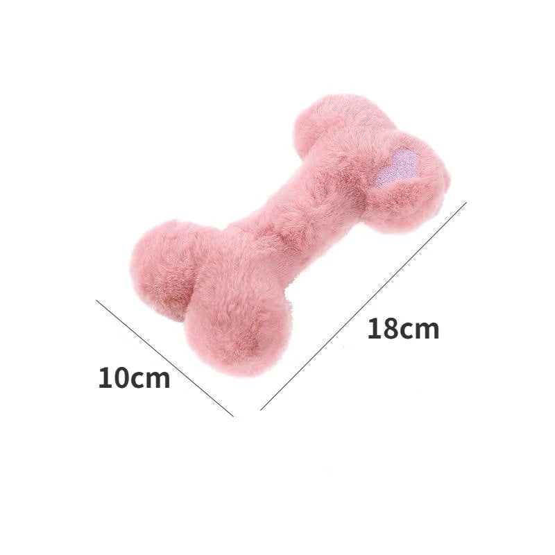 Dog Toy Bone Shape Pet Plush Toys Dog Interactive Toys Cat Toy Pet Supplies