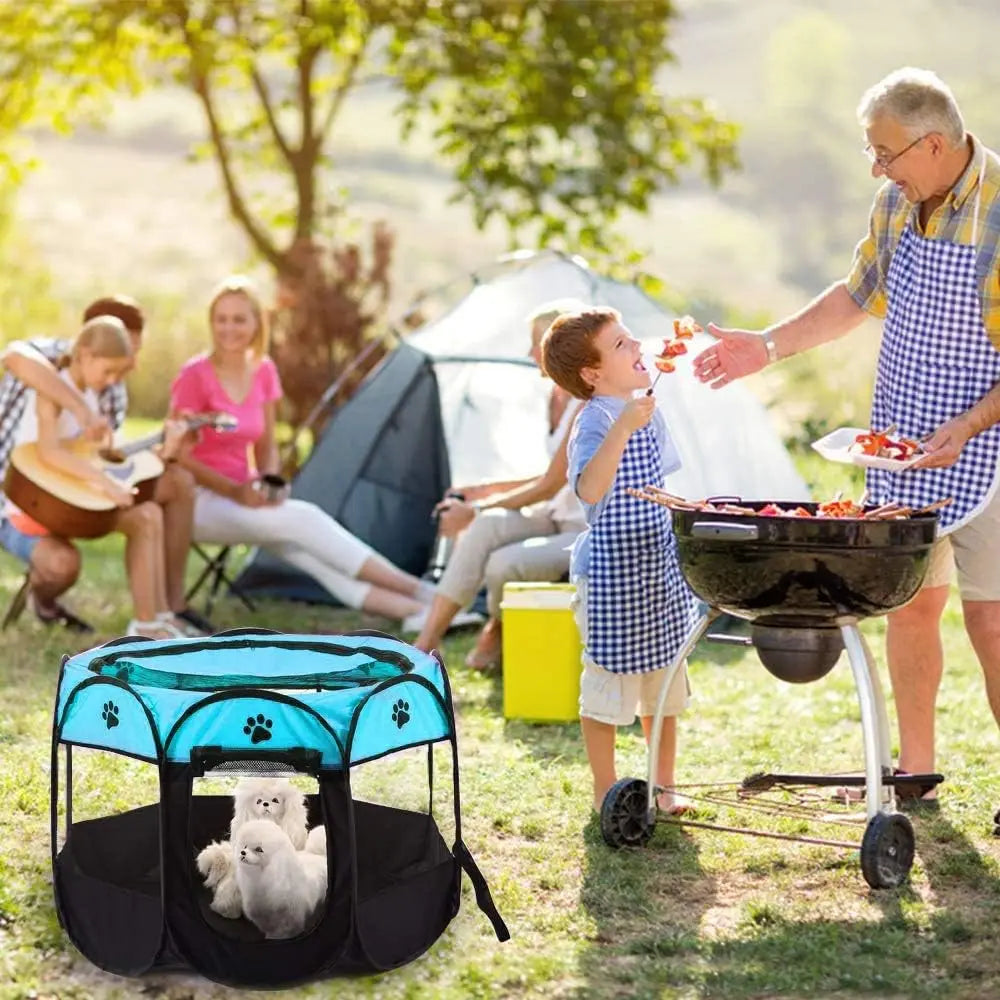 Tente pliable pour chat, cage pour animaux de compagnie, clôture, parc pour chien, maison d'extérieur pour animaux de compagnie pour petit et grand chien, chenil pour chat, abri portable pour chiots