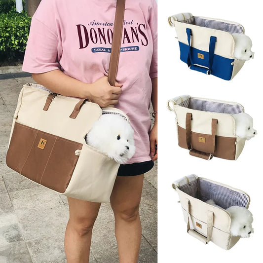 Pets Home Dog Carrier Purse,Cat Carrier, Pet Travel Portable Bag Carrier for Cat and Small Dog Home & Outdoor, Car Seat Pet