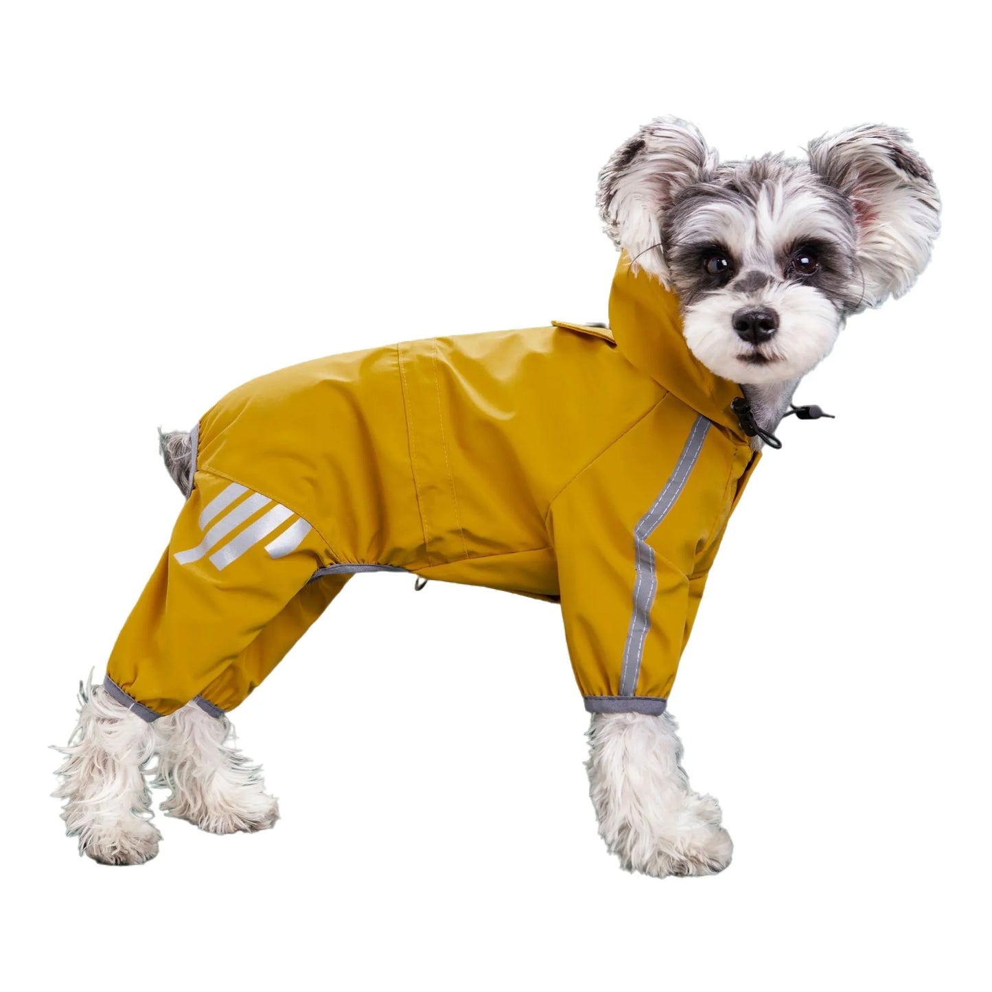 Pet Raincoats Dog Reflective Waterproof Puppy Rain Coats Hooded for Small Medium Dogs Jumpsuit Chihuahua French Bulldog Overalls