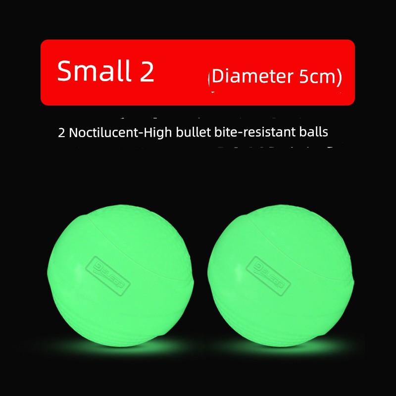 Super Elastic Dog Luminous Ball Luminous Elastic Ball Toy Bite-Resistant Relieving Stuffy Large, Medium and Small Dogs Molar Pet Toy