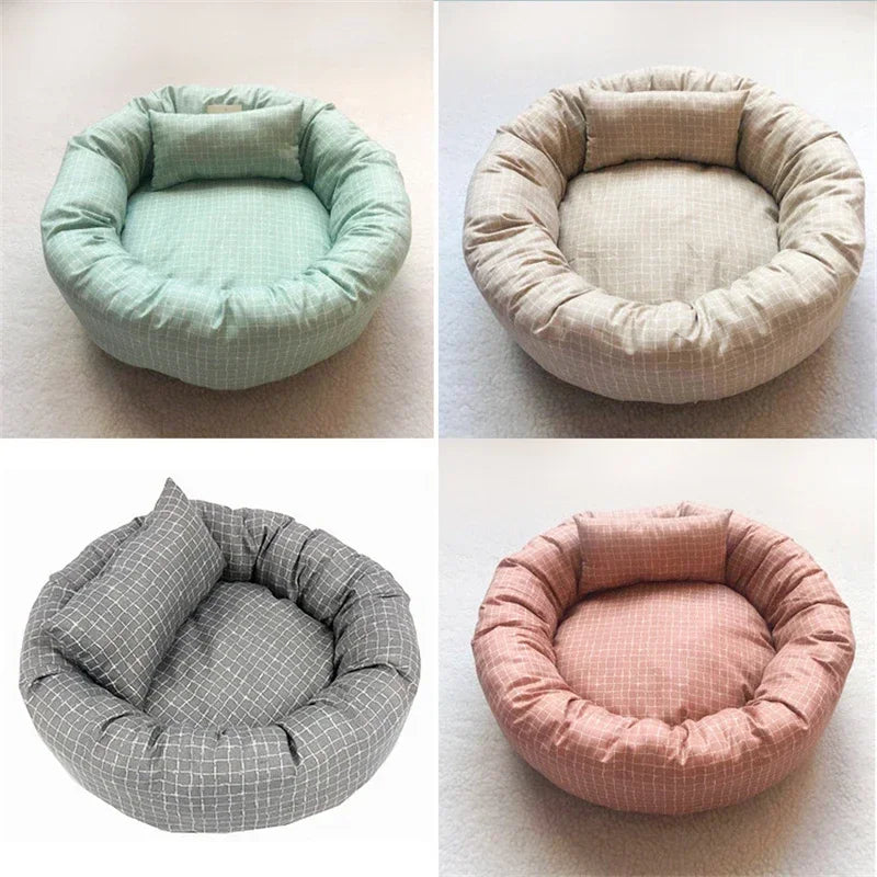 Pets Dogs Accessories Warm Pet Plush Beds Fluffy Dog Small for Winter Big Cushion Cushions Bed Cats Basket Baskets Puppy Mat Bed