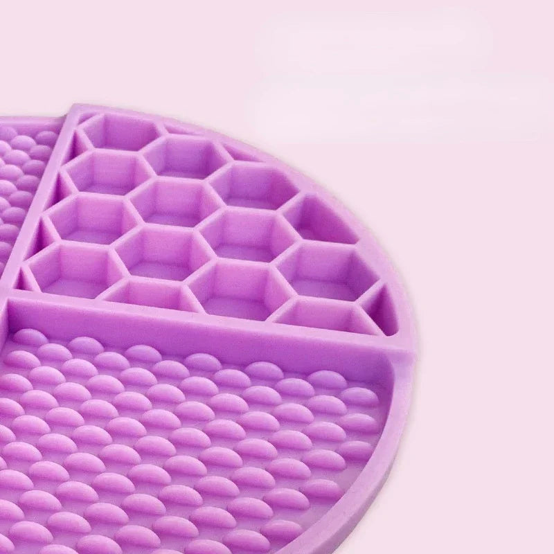 Pet Supplies Dog Cat Lick Pad Square Round Sucker Slow Food Pad Shower Distraction Pad Silicone Lick Pad Slow Food Tray