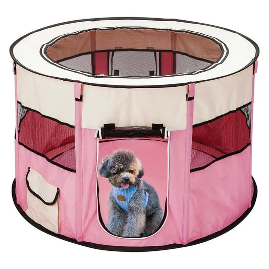 Pet Cat Kennels Fences Portable Dog Tent Houses For Small Large Dogs Folding Playpen Indoor Puppy Cage Dog Crate Delivery Room