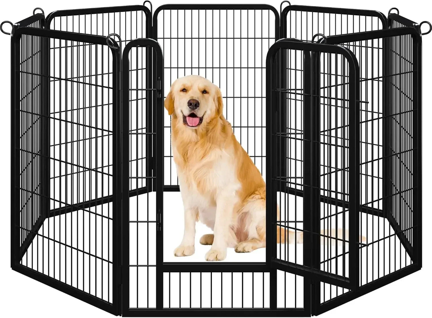 Dog Playpen Outdoor, Indoor Pen for Large/Medium/Small Dogs Animals Portable Playpen for RV Camping Garden Yard, Dog Fences