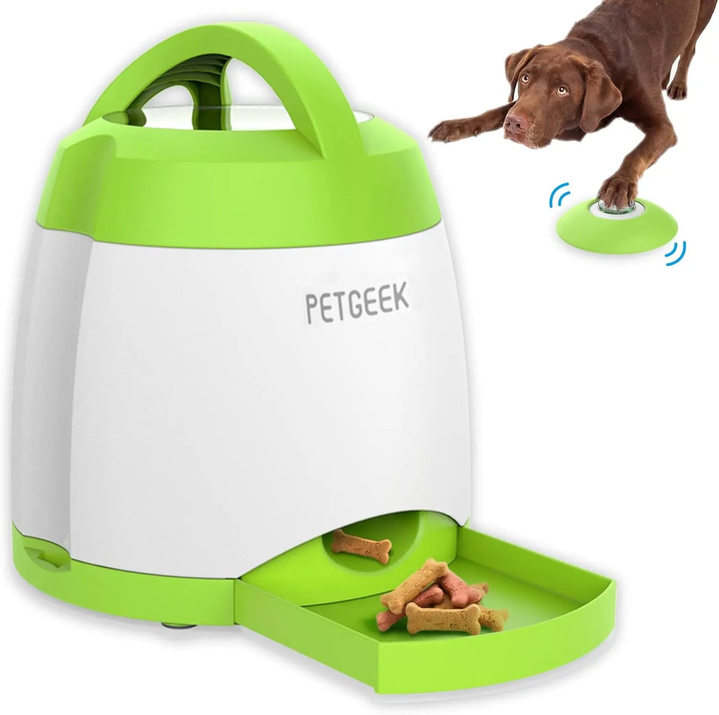 Automatic Dog Treat Dispenser, Interactive Dogs Toys Treat Dispensing, Electronic Dog Puzzle Toys, Pet Toys, Automatic Feeders