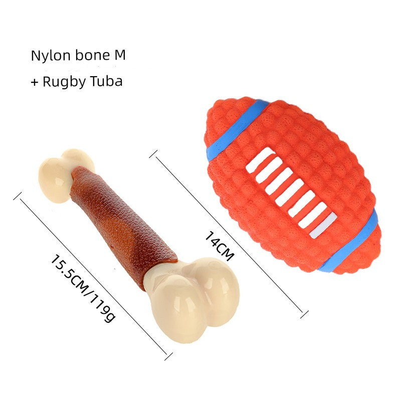 Molar Rod Bone Rubber Dog