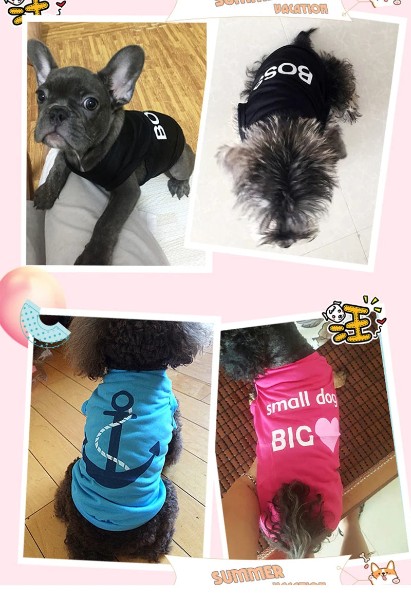 Pet Dog Clothes Summer Puppy Pet Clothing For Dog Vest Shirt Winter Warm Dogs Pets Clothing Chihuahua Yorkshire Clothes For Dogs