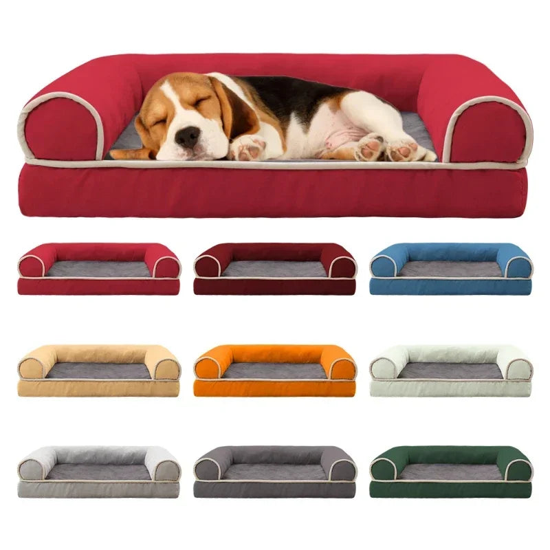 Sponge can be used in four seasons. Square pet cat kennel. My dog kennel pet kennel. Winter warmth. Sofa pet sofa kennel