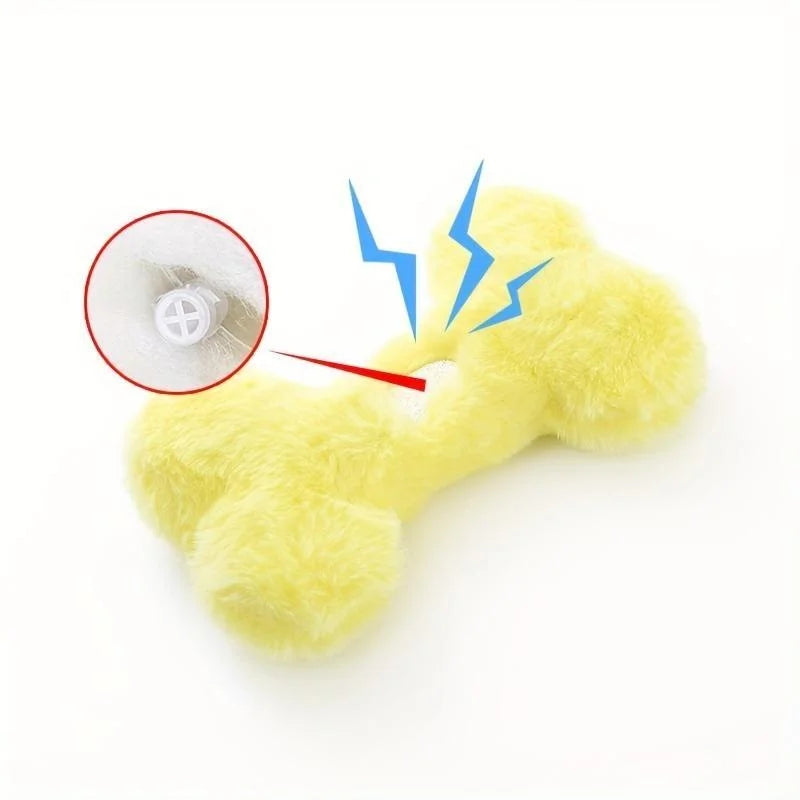 Dog Toy Bone Shape Pet Plush Toys Dog Interactive Toys Cat Toy Pet Supplies