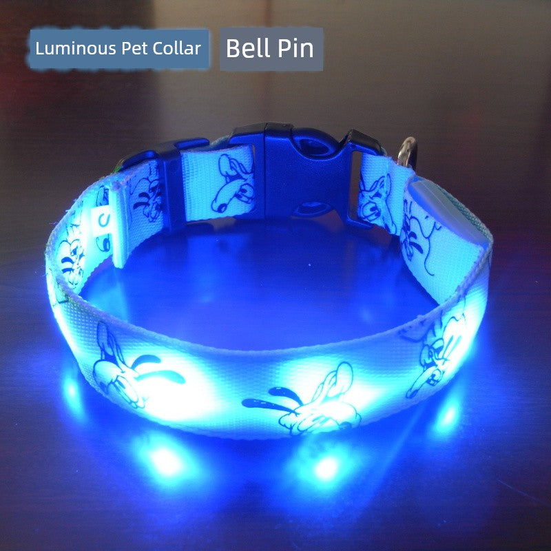 LED Luminous USB Charging Small and Medium-Sized Dogs Pet Dog