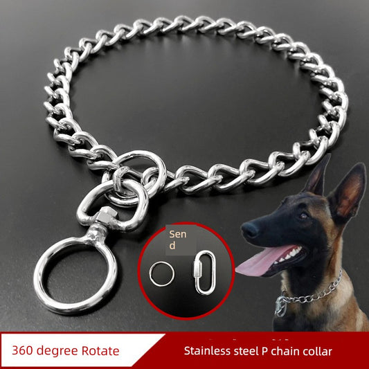 Stainless Steel Collar Malinois Rowena Medium P Chain