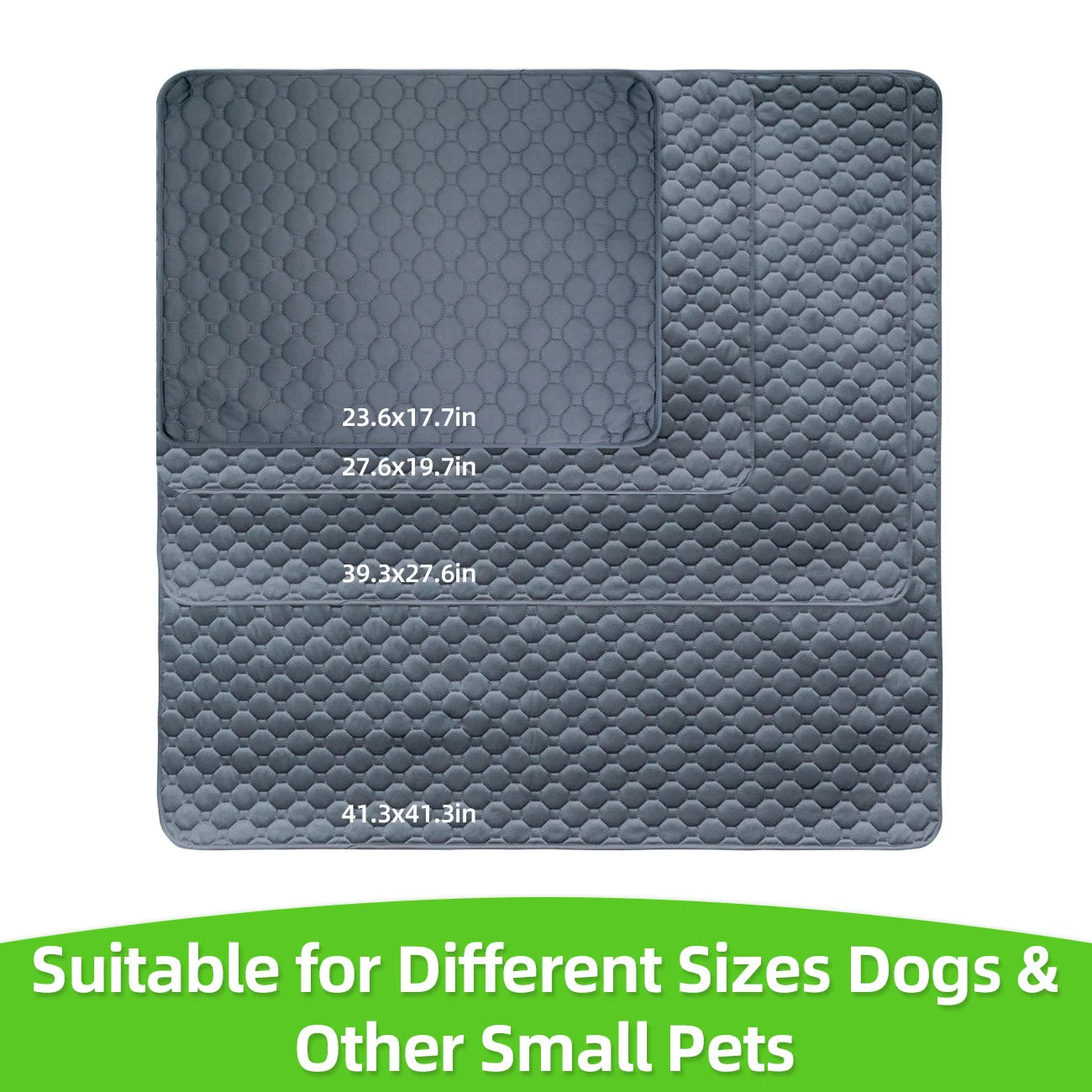 Reusable Dog Pee Pad Blanket Absorbent Diaper Washable Puppy Training Pad Pet Bed Urine Mat for Pet Car Seat Cover Pet Supplies