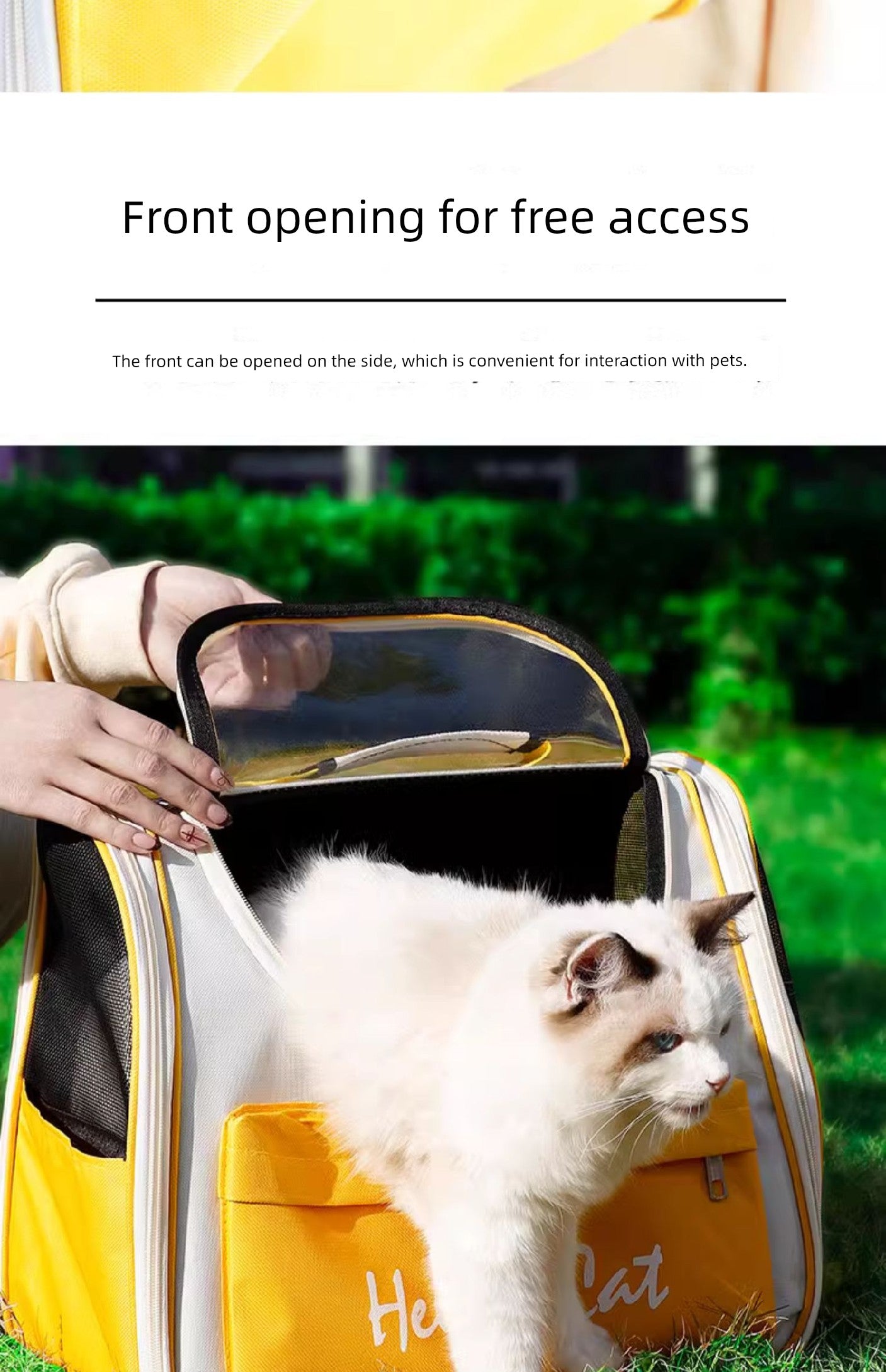 Space Capsule All Year Round Portable Clear Pet Supplies Cat Bag