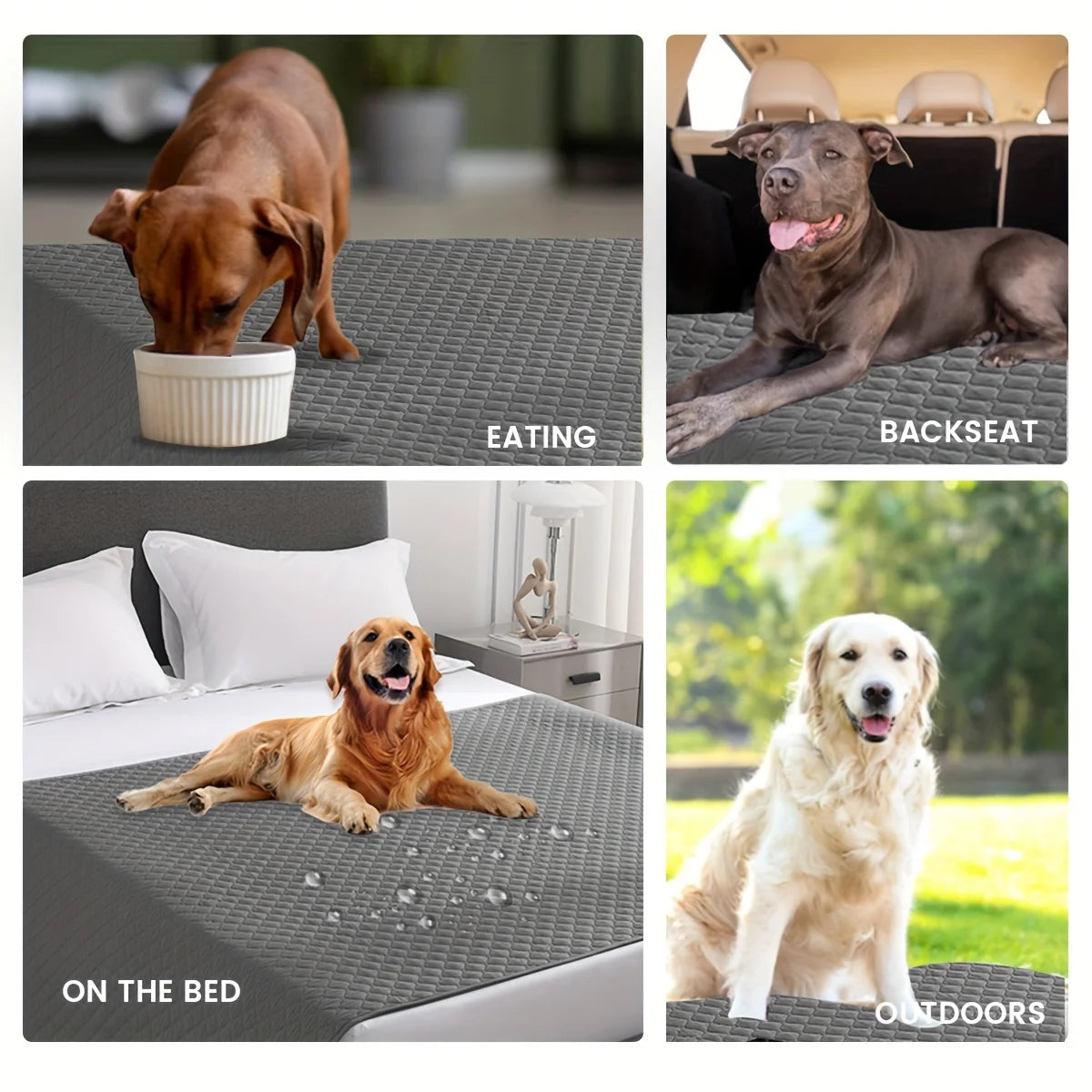 Anti Leaking & Non-Slip Dog Bed Cover,Pet Blanket Sofa Pet Bed Mat,Mattress Protectors Car,Furniture Couch Cover for Cats Dogs