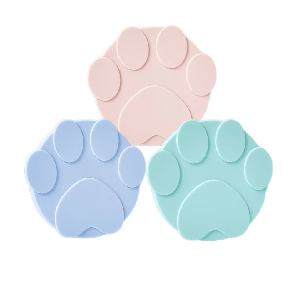 Cute Cat Paw Can Storage Cover Reusable Pet Food Cover Can Lid 2-in-1 Fresh-keeping Food Cover Spoon Tin Cans Food Accessories