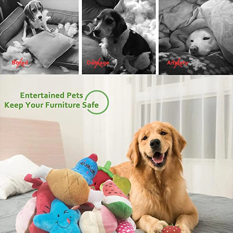 Jouets en peluche pour chiots et chiens de petite et moyenne taille, jouets à mâcher agressifs pour animaux de compagnie, produits pour chats, accessoires pour chiots