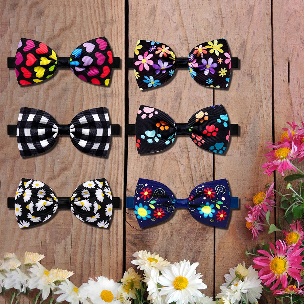 20PCS Dog Bluk Bow tie Fashion Dog Supplies Small Dog Cat Bowties Pet  Accessories For Dogs Accessories Pet Supplies Dogs