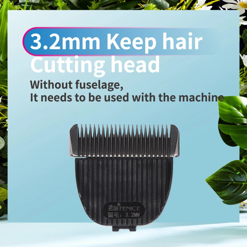 Fenice Clipper Dogs Professional LCD Screen Pet Cat Clippers Electrical Grooming Trimmer and Blade Rechargeable Haircut Machine