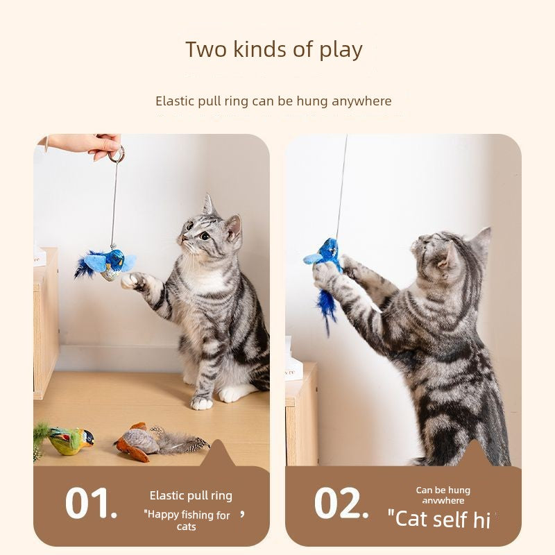 Artificial Toy Self-Hi Relieving Stuffy and Bite-Resistant Cat