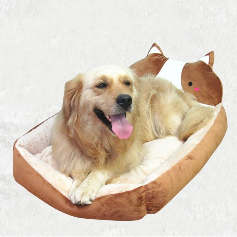 Winter Warm Puppy Cat Bed Sofa Washable Cartoon Pet Beds for Small Dogs Cats Yorkies Katten Kennels Pets Products Accessories