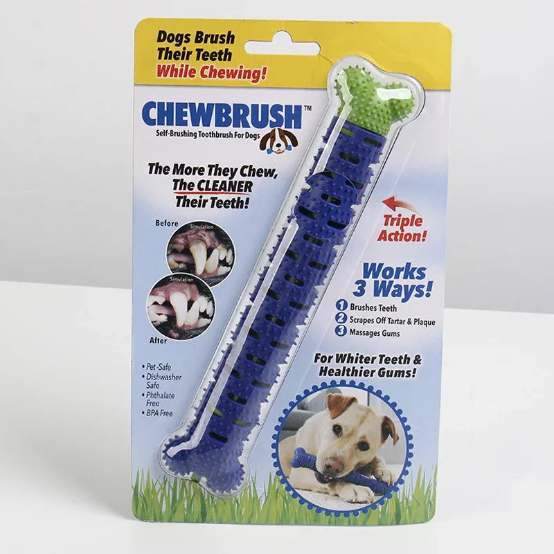 Puppy Brush Dog Toothbrush Chew Toy  Stick Cleaning Massager Pet Teeth Cleaning Toys Dog Toys for Small Large Dogs Supplies