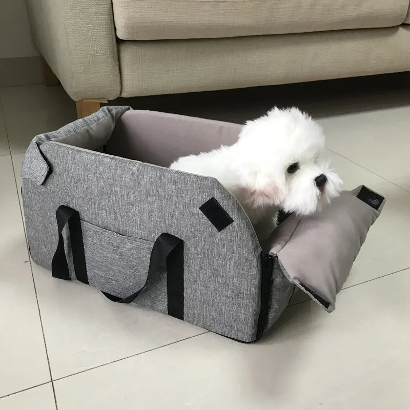 Pet Dog Car Seat Bed Car Central Seat Cat Dog Travel Portable Carrier for Safety Bag Dog Pet Accessories 펫 여행 고양이 개 좌석 침대 운송