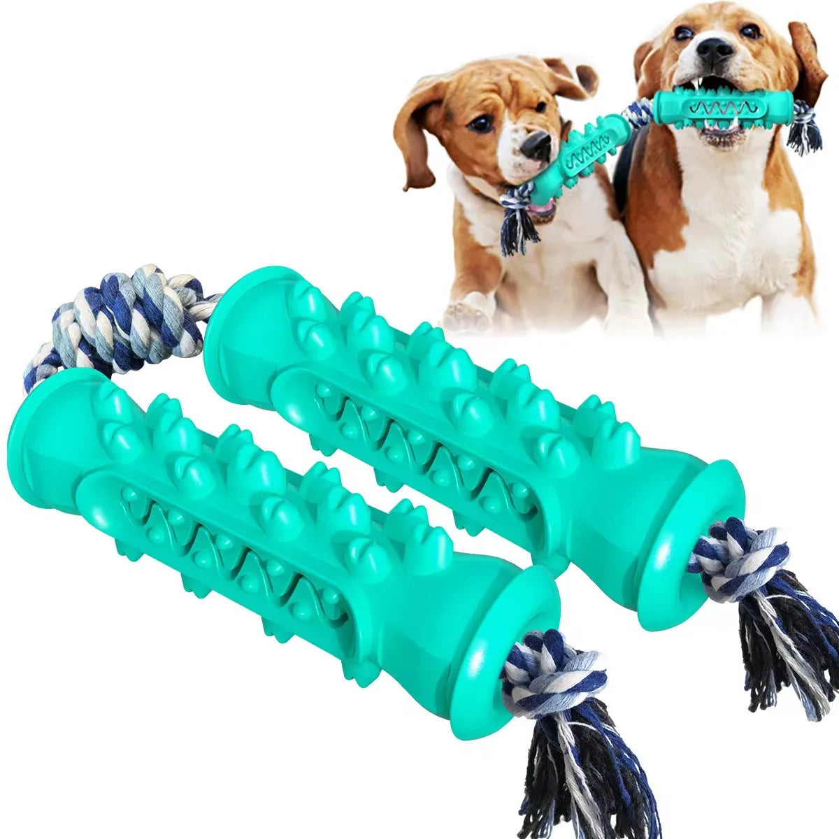 Pet Supplies Amazon Pop Dog Toys Teething Sticks Chewing Resistant Teeth Cleaning Bones Dog Toothbrush Toys Bites