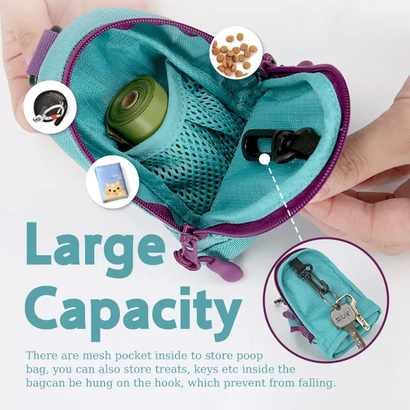 Truelove Pet Poop Bag Holder Portable Dog Waste Bags Dispenser With Leash Clip Multifunctional Pet Clean Accessories Traveling