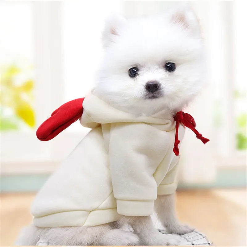 Cute Fruit Dog Clothes for Small Dogs Hoodies Warm Fleece Pet Clothing Puppy Cat Costume Coat for Puppy Small Medium Dogs Cats