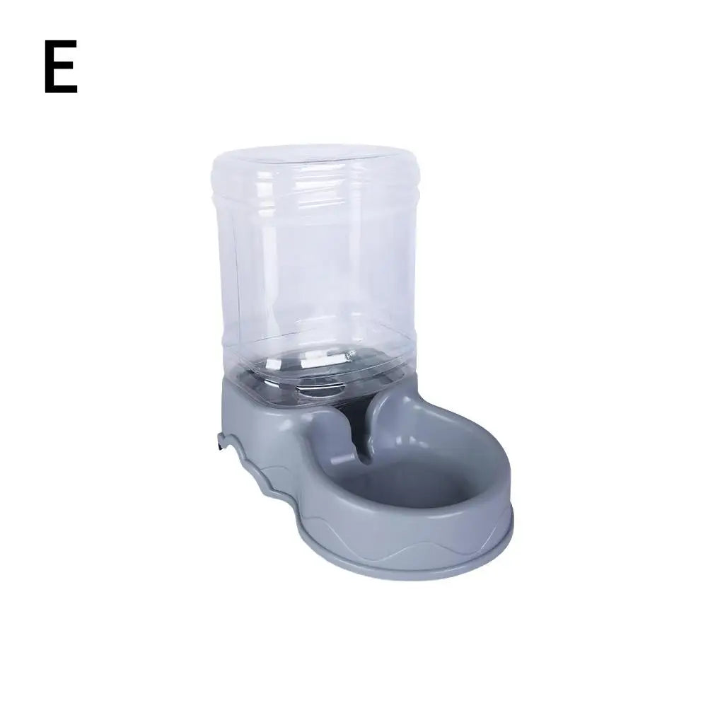 1pcs Pet Automatic Feeder Drinking Bowl Bowl Bowl 3.8l Dog Capacity Large Bucket Food Storage Pet Combination Suppl U2w3