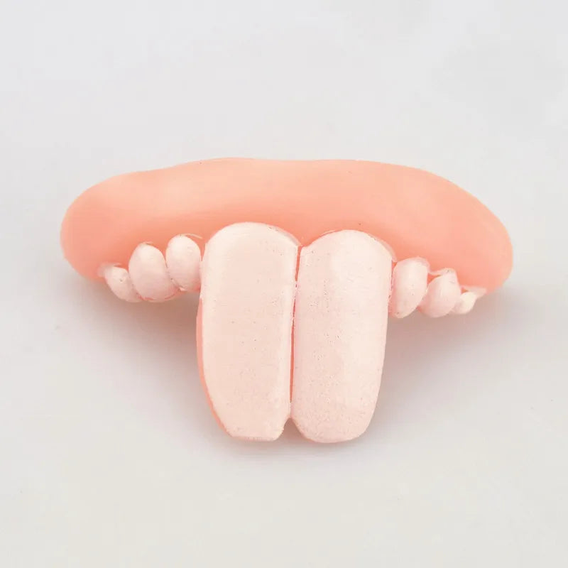 False Teeth For Dog Funny Dentures Pet Decorating Supplies Halloween Cosplay Humans And Vampires Toys Tricky Funny Dentures