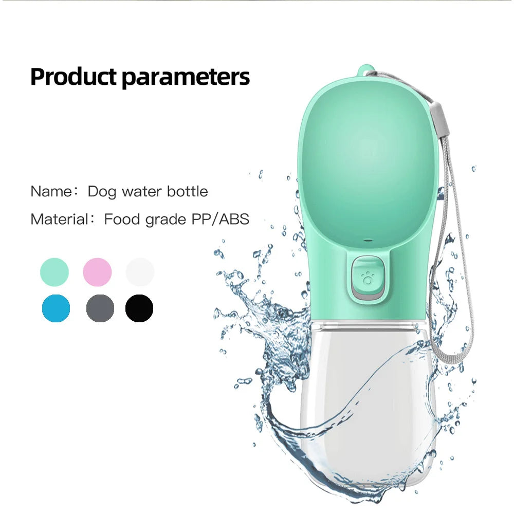 Pet Portable Dog Water Bottle for Small Large Dogs Cats Walking Leakproof Durable Puppy Drinking Bowl Golden Retriever Supplies