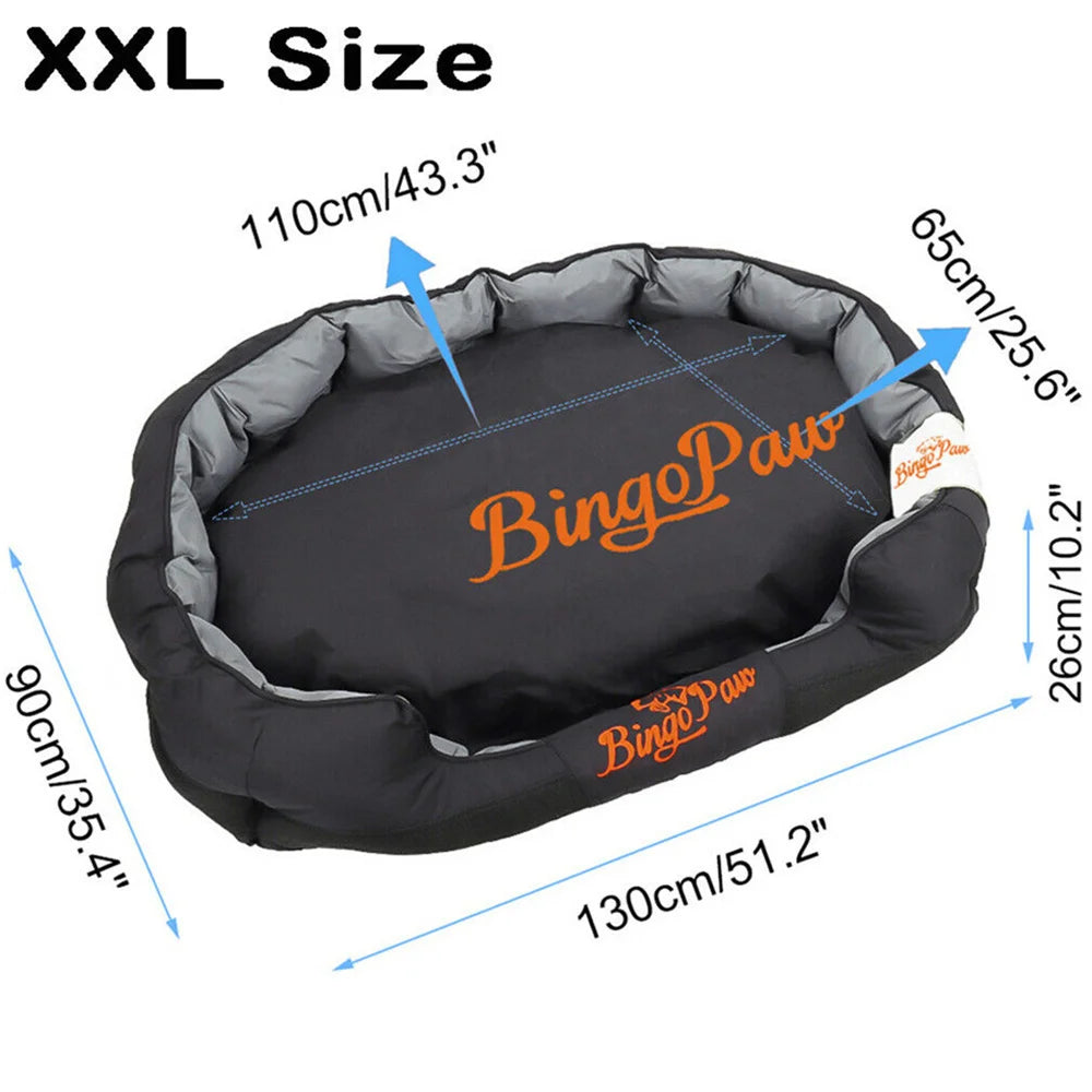 Waterproof XXL XL L Orthopedic Sofa Dog Bed Pet Mat Kennel Washable Pet Puppy Basket Cushion Removable fr Small Medium Large Dog