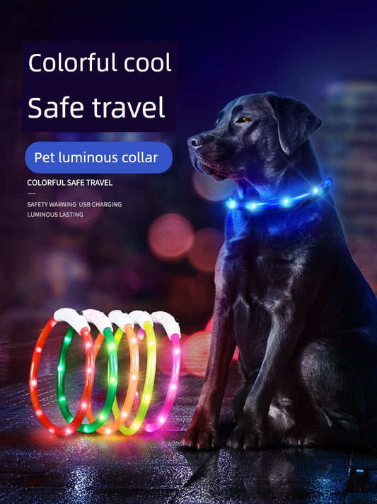 Luminous Night Running Light Big and Small Dogs Anti-Lost Dog