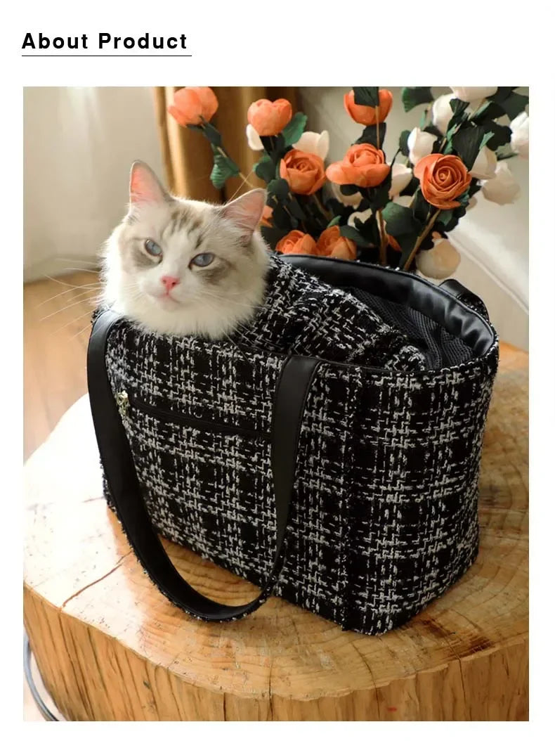 Luxury Shoulder Bags for Small Dogs Pet Items Outdoor Portable Puppy Handbag Dog Accessories Yorkshire Chihuahua Carrier for Cat