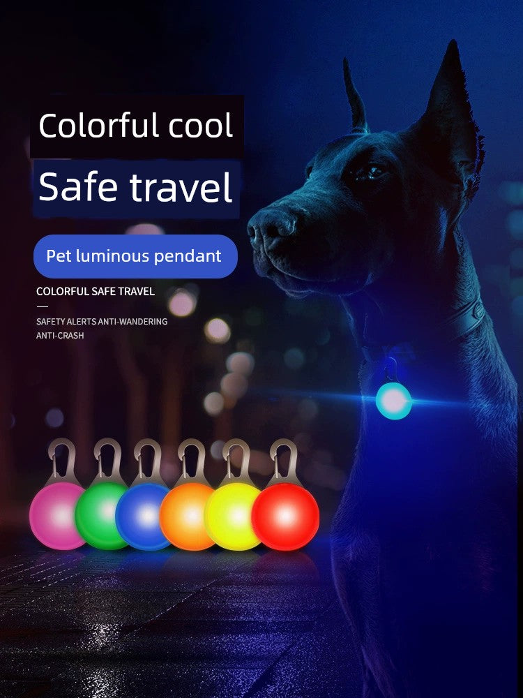 LED Light-Emitting Pendant Anti-Lost Light Teddy Dog