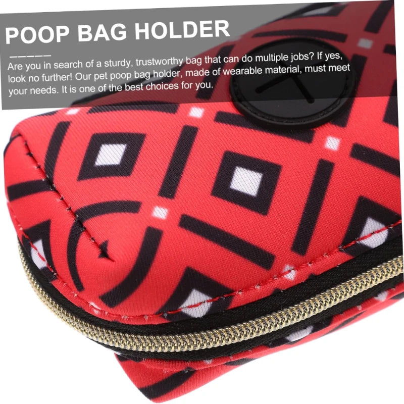 Portable Pick Up Poop Bag Holder Dog Poop Waste Bag Pet Puppy Cat Dispenser Garbage Bags Organizer Pet Cleaning Tools