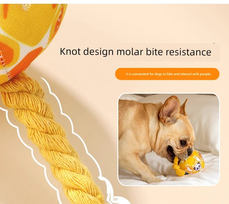 Bite-Resistant Rope Bell Puppy Consumes Physical Strength Handy Gadget Dog