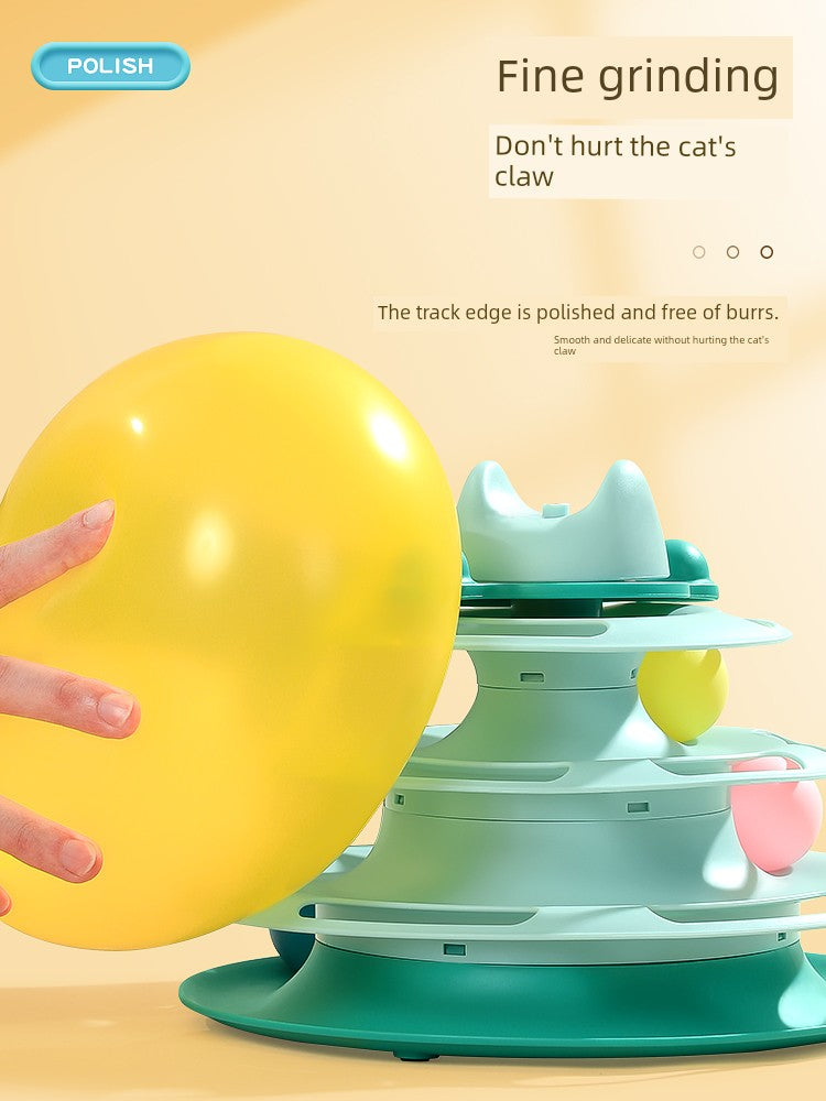 Cat Toy Self-Hi Relieving Stuffy Cat Teaser Cat Pet Cat Turntable Ball Mouse's Handy Gadget Kitten All Products