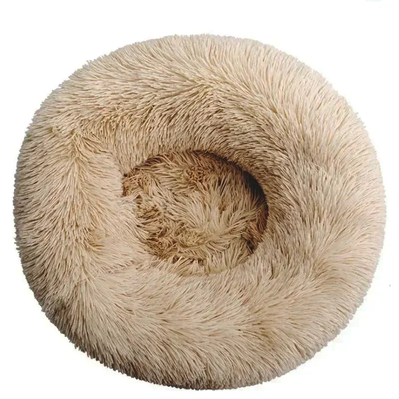 Round Cat Beds House Soft Long Plush Best Pet Dog Bed For Dogs Basket Pet Products Cushion Cat Bed Cat Mat Animals Sleeping Sofa