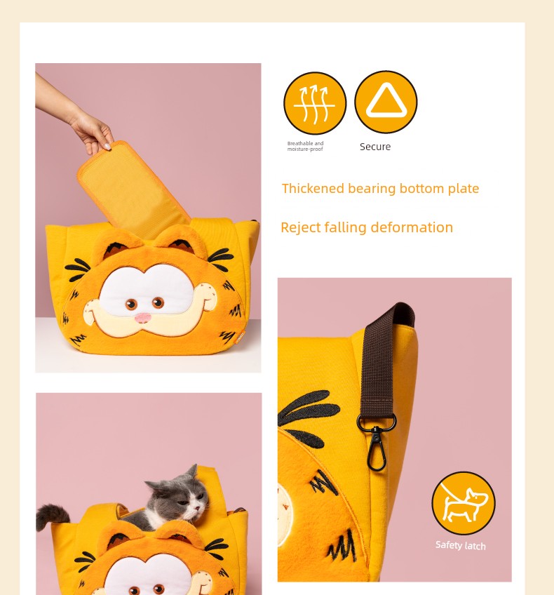 Space Capsule Pet Travel Bag Foldable Garfield