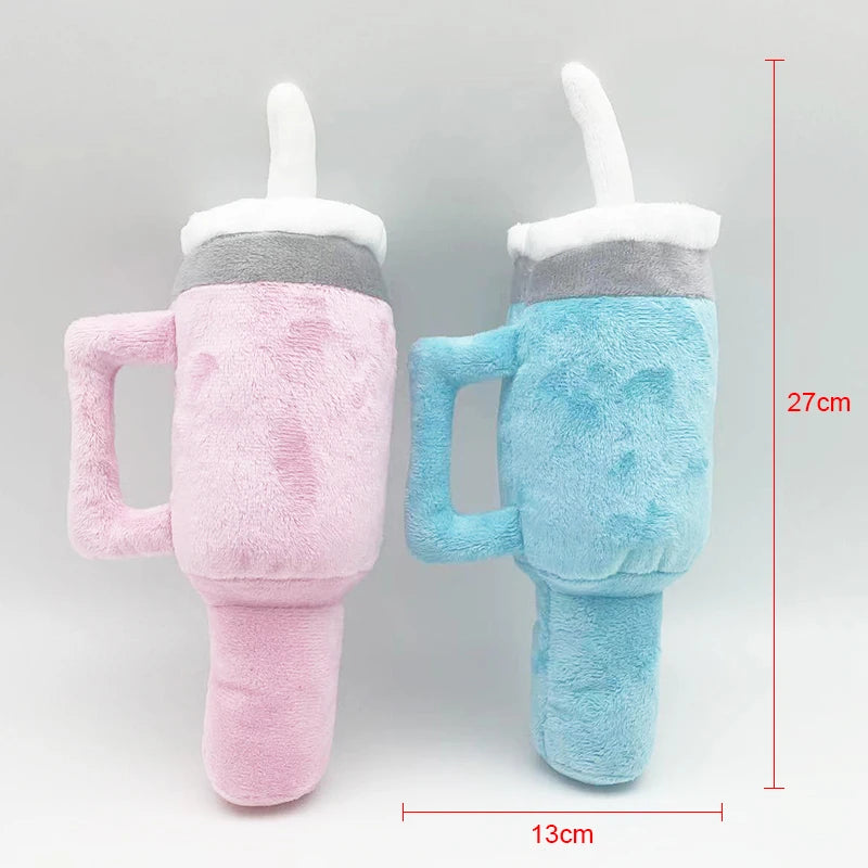 Pet Plush Toy Dog Sound Water Bottle Shape Toy Interactive Dog Teeth Clean Chew Toy Pet Supplies for Small Meduim Large Dog