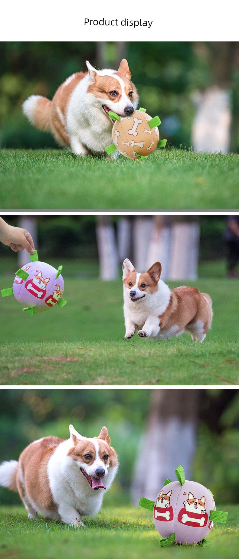 Toy Ball Pet Bite-Resistant Relieving Stuffy Handy Gadget Dog