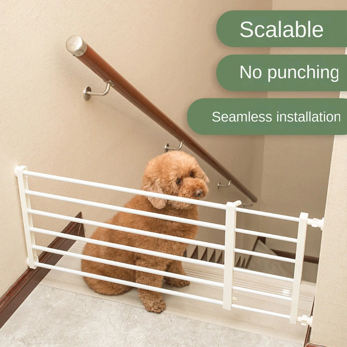 Pet Fence Barrier Gate Fence Cat & Dog Fence Indoor Fence For Medium & Small Dogs Prevents Dogs From Breaking Into Rooms