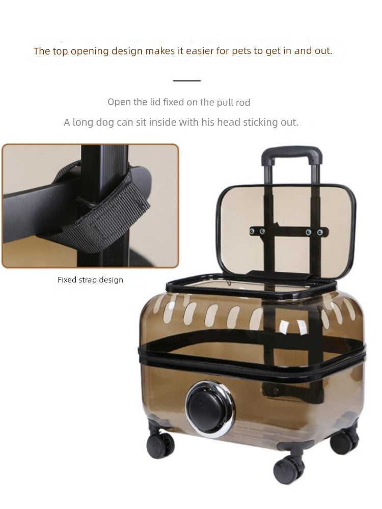 Space Capsule Trolley Large Cat Backpack Trolley Case